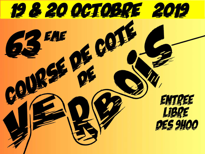 63e COURSE DE CÔTE DE VERBOIS